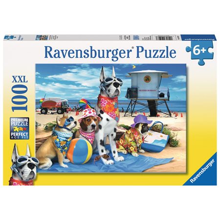 100 XXL Pieces - No Dogs on the Beach Jigsaw Puzzle