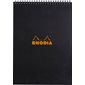 Bloc de notes quadrillé Rhodia Noir