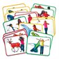 Cartes d’action d’animaux Poésie corporelle