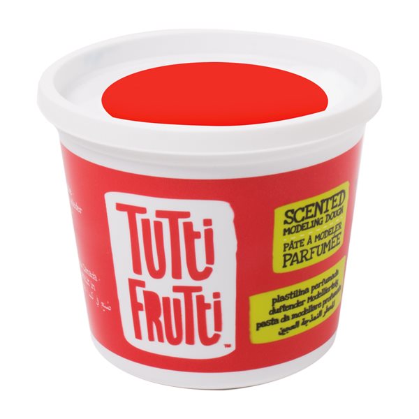 Pâte à modeler inodore Tutti Frutti 250 g - Rouge
