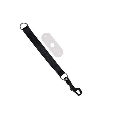 Chew Holder - Black Tether and Natural Strap