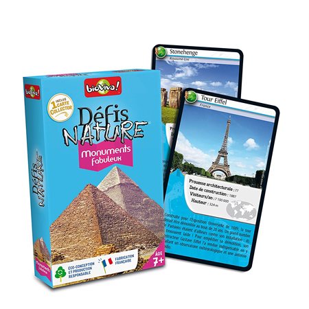 Jeu Défis Nature Monuments Fabuleux