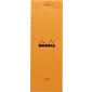 Bloc de notes Rhodia Orange - 7,4 x 21 cm