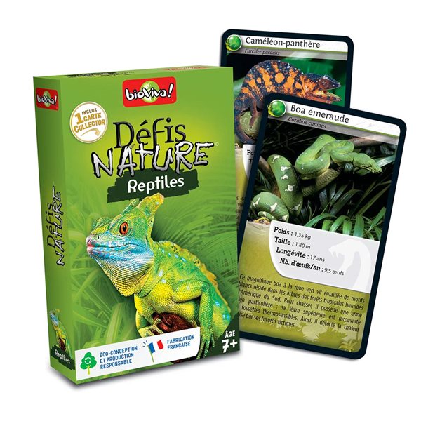 Jeu Défis Nature Reptiles