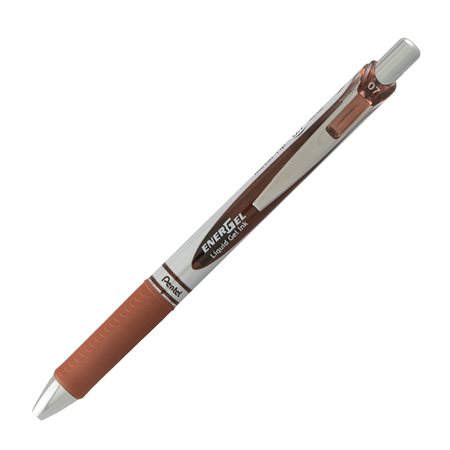 EnerGel® Retractable Rollerball Pens 0.7 mm Point - Brown