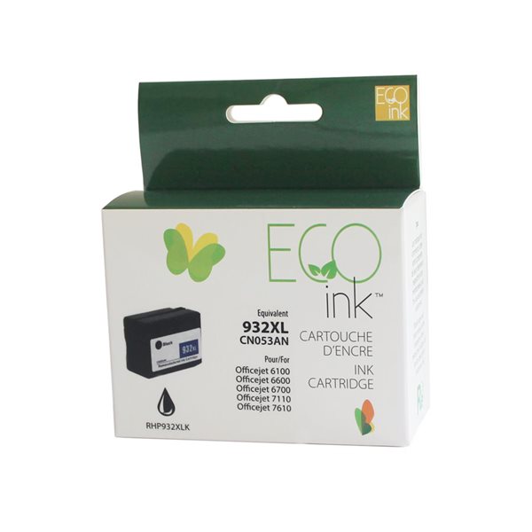 Remanufactured High Yield Inkjet Cartridge (Alternative to HP 932XL) - Black