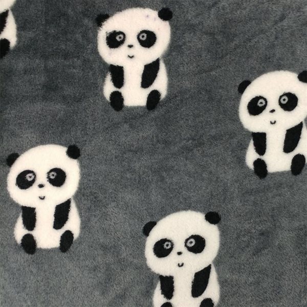 Couverture de repos Doudou Sieste Panda noir
