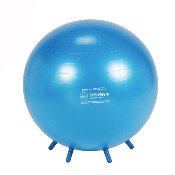 Ballon Sit’n’gym Junior 65 cm - Bleu