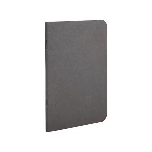 Cahier de notes ligné à reliure piquée Age Bag - A4 - Gris