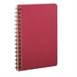 Cahier de notes ligné avec marge à reliure spirale Age Bag - 14 x 9,5 cm - Rouge