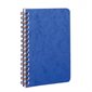 Cahier de notes ligné avec marge à reliure spirale Age Bag - 14 x 9,5 cm - Bleu