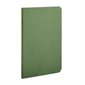 Carnet de notes ligné à reliure piquée Age Bag - 14 x 9,5 cm - Vert