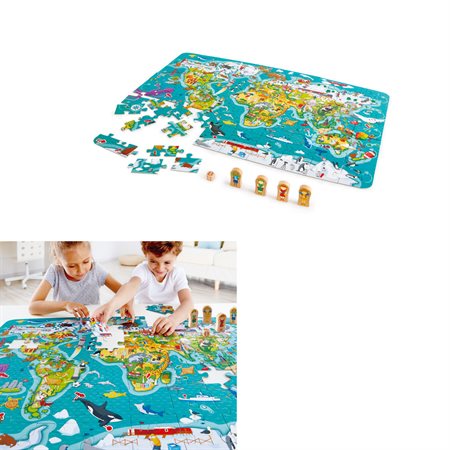 105 Pieces – World Tour Jigsaw Puzzle and Game