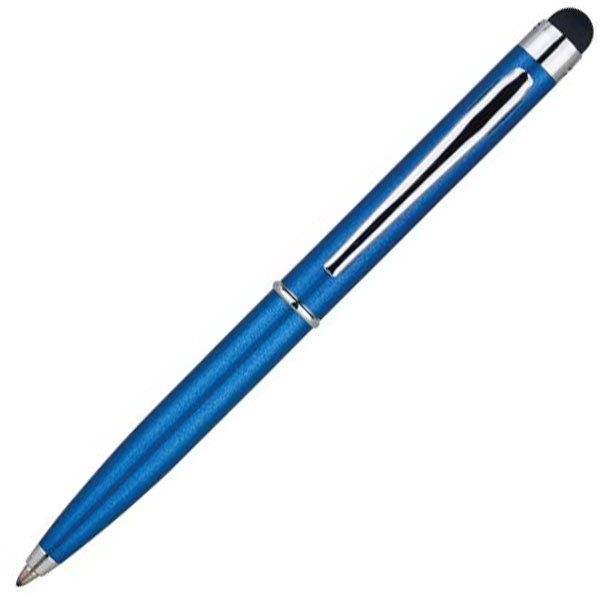 Stylo à bille Poquito™ avec stylet - Bleu cobalt
