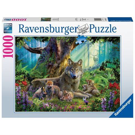 1000 Pieces - Wolves in The Forest Jigsaw Puzzle