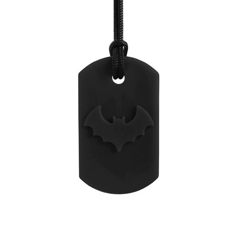 Collier à mâchouiller Chauve-souris Moyen - Noir