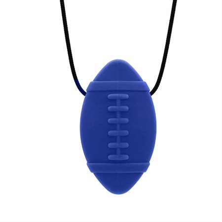 Collier à mâchouiller Ballon de football Ferme - Bleu foncé