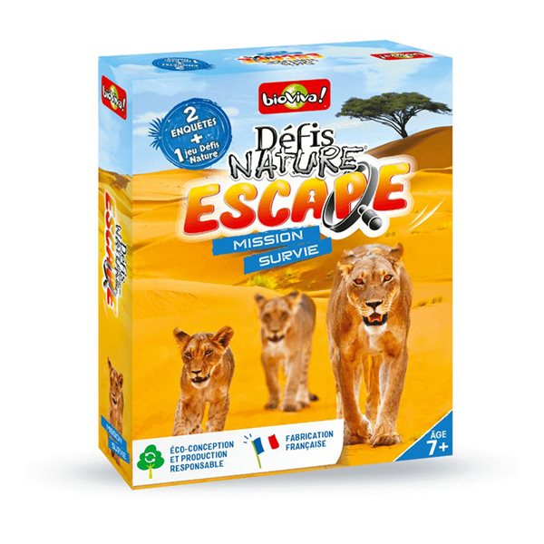 Jeu Défis Nature Escape Mission Survie