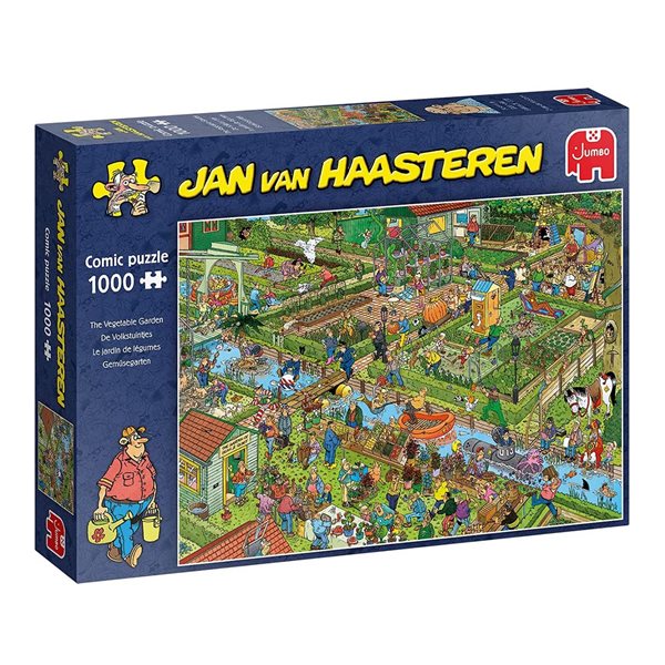 Casse-tête 1000 morceaux Jan van Haasteren - Le jardin de légumes