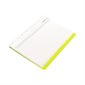 Cahier de notes rechargeable Filofax® Saffiano Fluoro A5 Gris et jaune