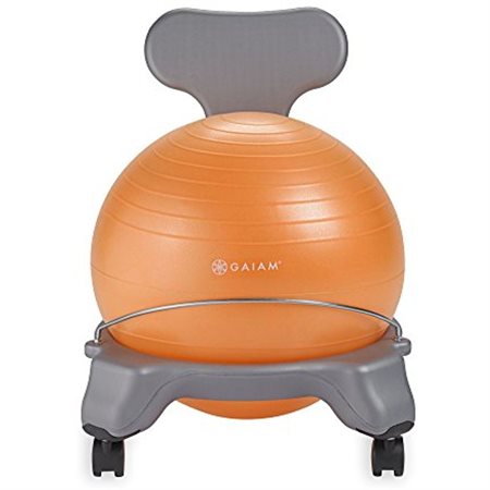 Chaise ballon d’équilibre pour enfant Bleu et orange