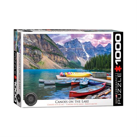 1000 Pieces – Canoes on the Lake Jigsaw Puzzle