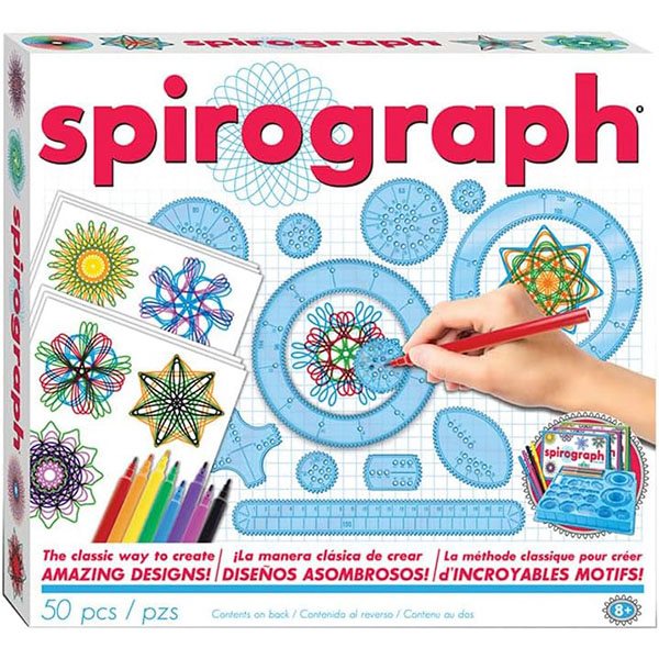 SPIROGARPHE ENSEMBLE DE DESSINS 50 PIECES