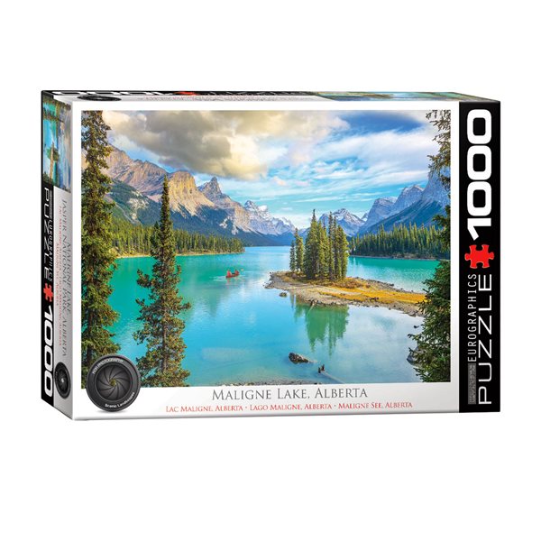 1000 Pieces – Maligne Lake, Alberta Jigsaw Puzzle