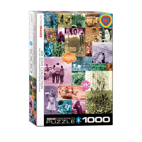 Casse-tête 1000 morceaux - Collection Amour aux années 60
