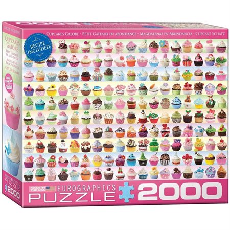 2000 Pieces – Cupcakes Galore Jigsaw Puzzle