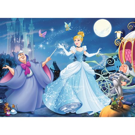 Casse-tête 100 morceaux scintillants XXL Princesses Disney - Cendrillon