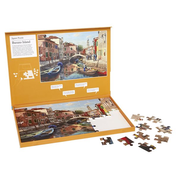 63 XL Pieces – Burano Island Jigsaw Puzzle for Dementia