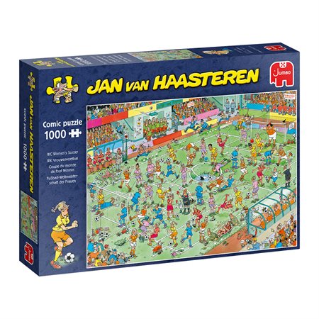 1000 Pieces – World Cup Women’s Soccer- Jan van Haasteren Jigsaw Puzzle