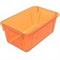 Bac de rangement transparent Orange