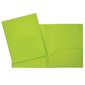 Plastic Report Cover With 2 Pockets - Light Green