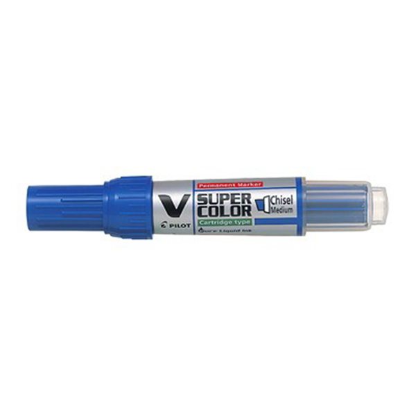 "Begreen V Super Color" refillable marker blue