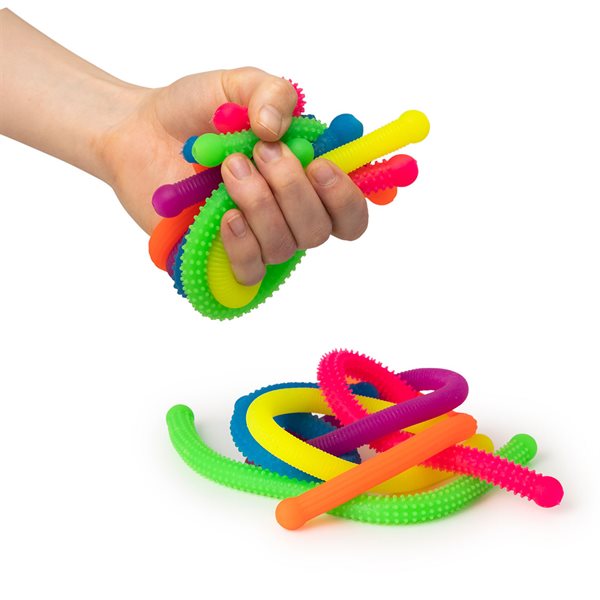Textured stretchy noodle