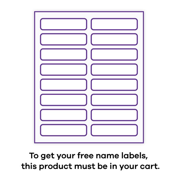 Free Personalized Labels Sheet (School List Orders)