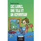 Des  livres, une télé et un aspirateur