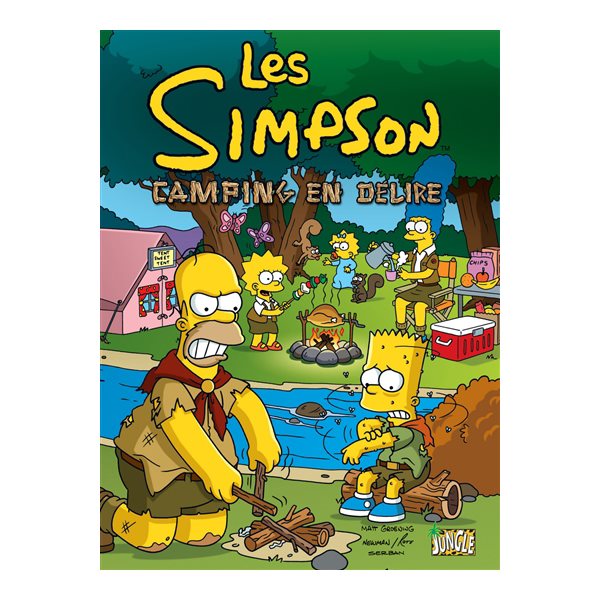 Camping en délire t.01, Les Simpson