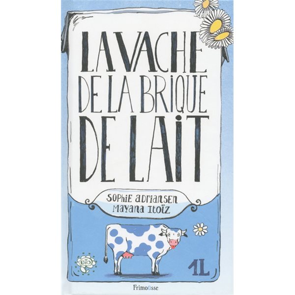 La vache de la brique de lait