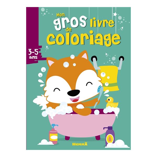 Mon gros livre de coloriage 3-5 ans bain