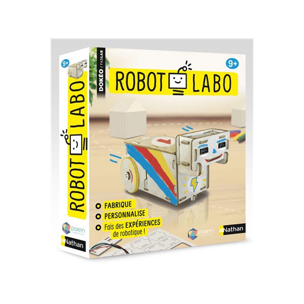 Robot labo : fabrique, personnalise, fais des expériences de robotique !