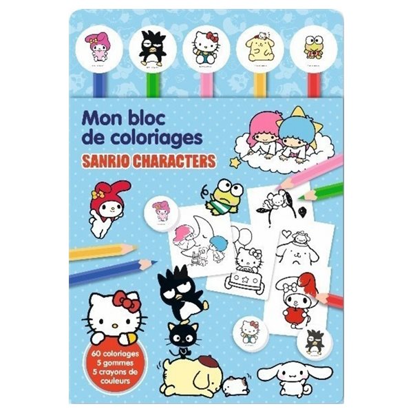 Sanrio characters : bloc de coloriages