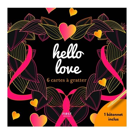Hello love: 6 cartes à gratter
