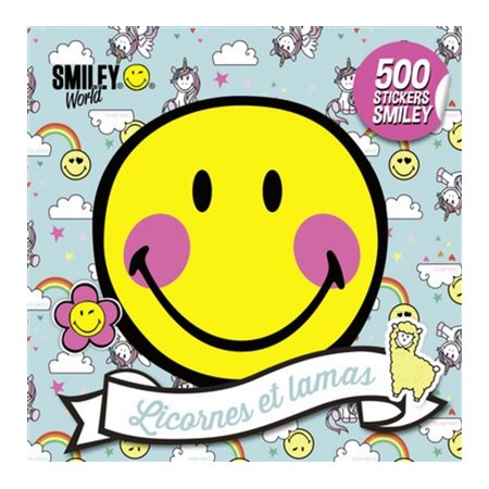 Licornes et lamas (500 stickers smiley)