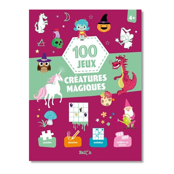 100 jeux : créatures magiques
