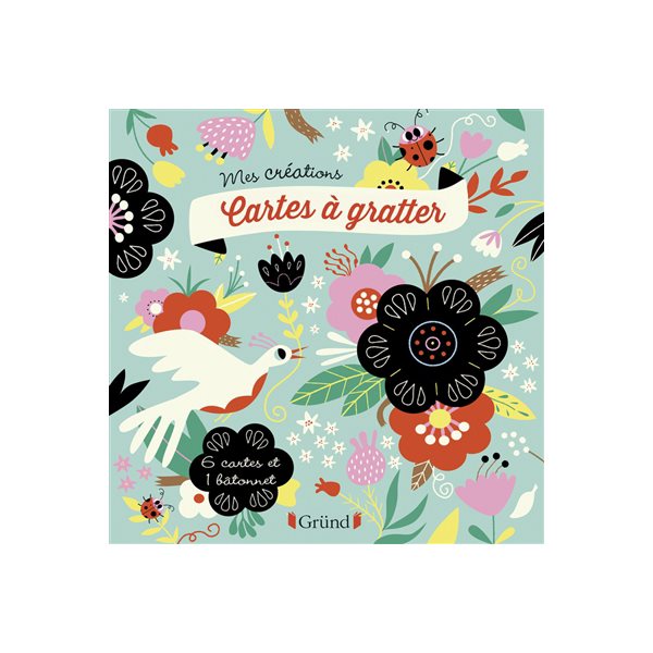 Fleurs : cartes à gratter