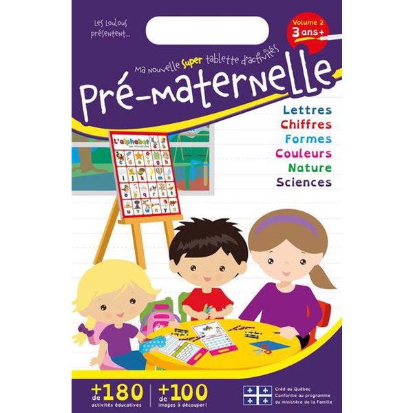 Nouvelle super tablette d'activités Pré-maternelle t.02