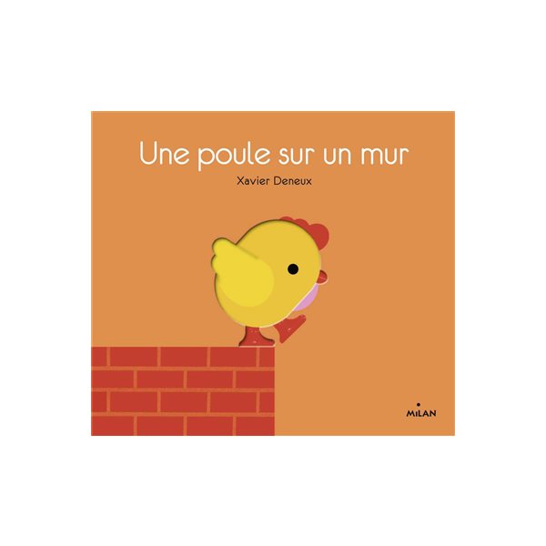 Une poule sur un mur